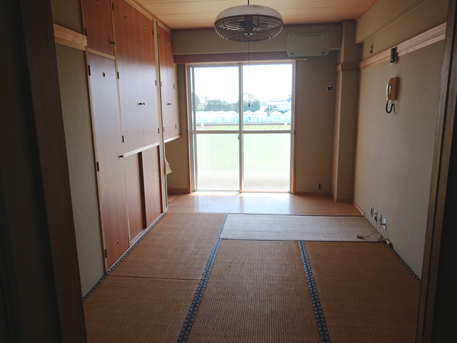 Interior view of student dormitory